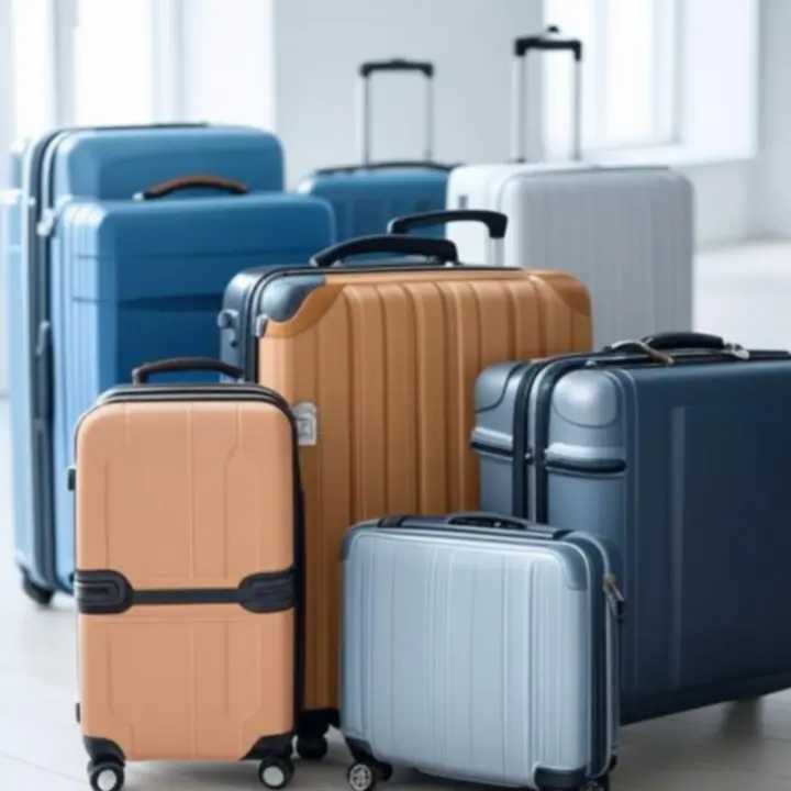Nowoczesna selekcja walizek podróżnych w różnych rozmiarach